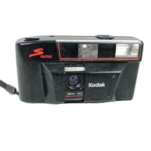 Vintage Kodak S100 EF S Series 35MM Camera Point & Shoot Electronic Flash Works
